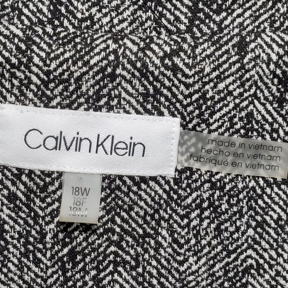 Calvin Klein Plus Size 18W Long Sleeveless Vest - Picture 7 of 9